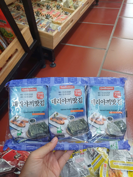 Tảo biển Godbawee teriyaki gói 5GR
