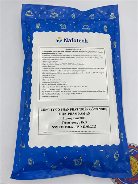 Hương vanilla 7087 dạng bột 1kg
