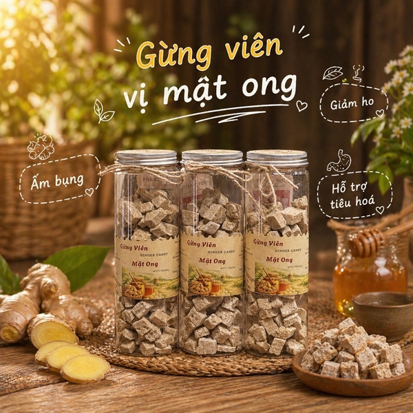 Gừng Viên Vị Mật Ong
