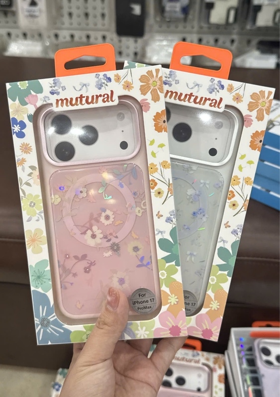 Ốp Mutural Flora hoa iPhone 17 Pro Max 6.9