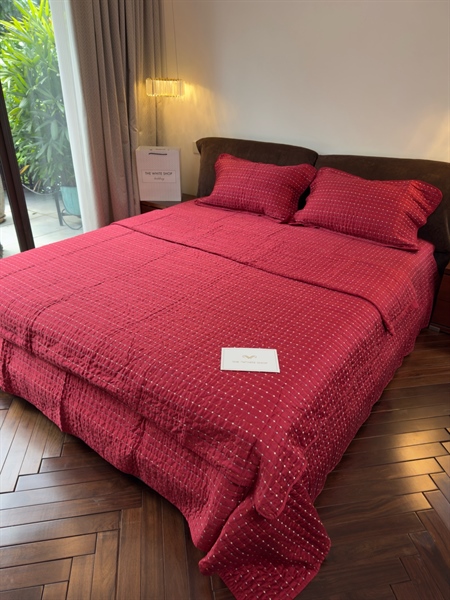 Bộ ga chần full "Hạt nắng" | Tencel - Chấm bi - JF18.03
