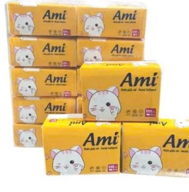 Giấy ăn rút Ami Vàng