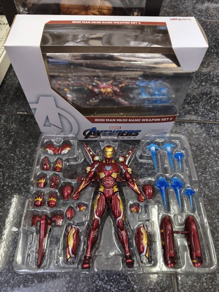 Mua bán (2ND CÓ TT) SHF IRON MAN MK50 NANO WEAPON SET 2