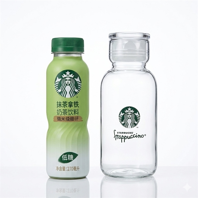 Matcha Latte Milk Tea and Classic Glass Set