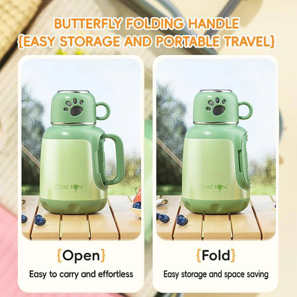 S555-O852-G Bình Giữ Nhiệt 1300ml Oyatton Inox 316 OYTF52-C130 [T12] - Xanh