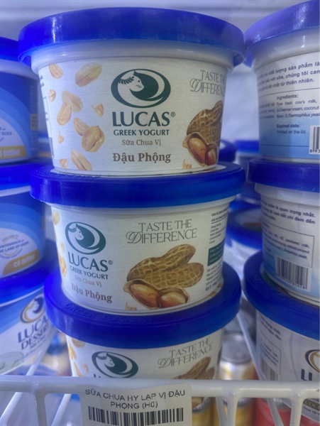 Sữa chua hy lạp Lucas vị đậu phộng 120g
