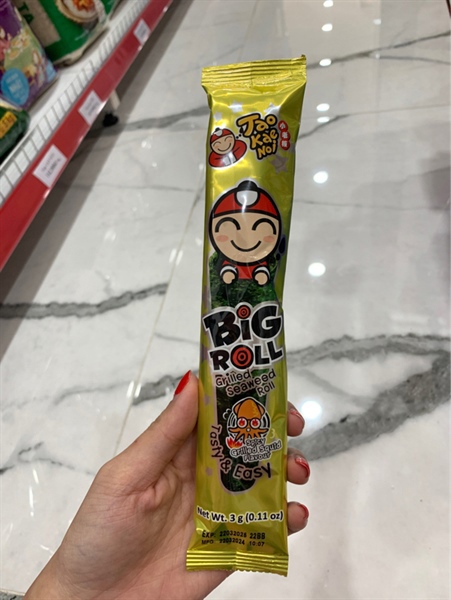 Rong biển big roll vị mực 3.6g