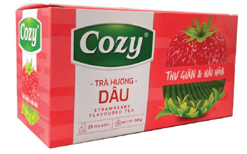 Trà Cozy Hương dâu 25 túi