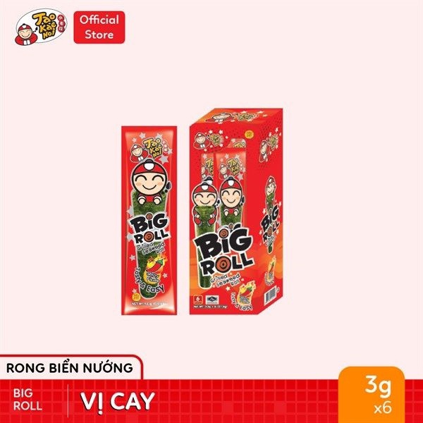 Rong biển big roll vị cay 3,6g