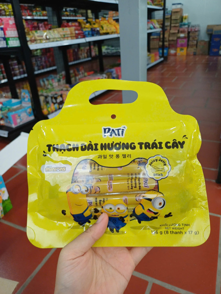 PATI thạch dài hương trái cây 136g