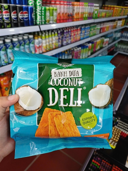Bánh dừa đậu phộng Coconut Deli vn 180g