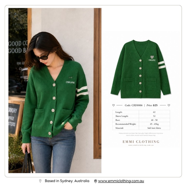 Harper Soft Green Cardigan