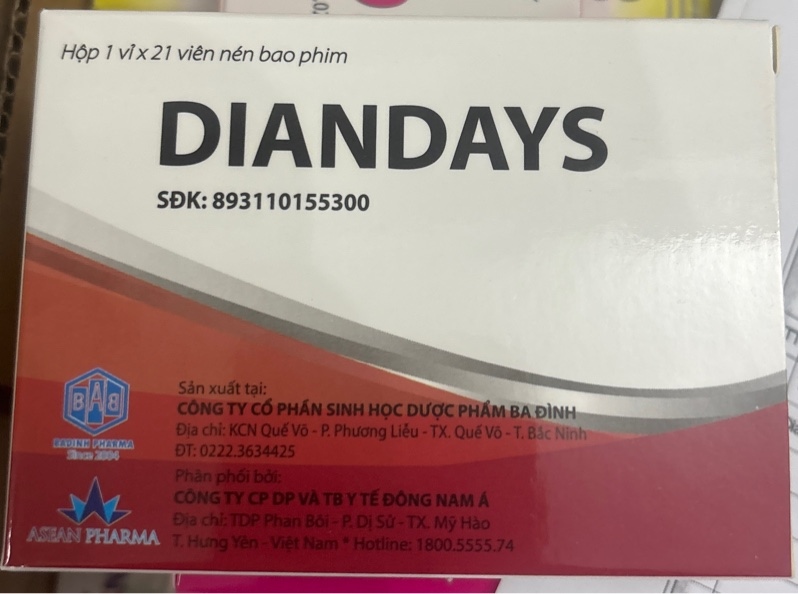 Diandays hộp 21 viên