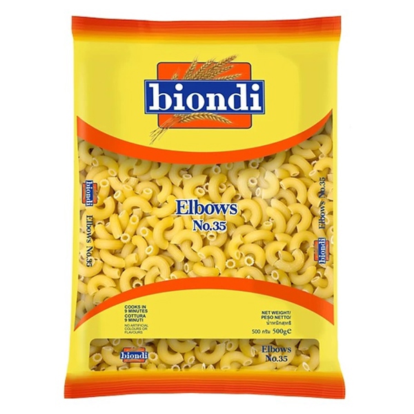 Nui elbows số 35 Biondi 500g