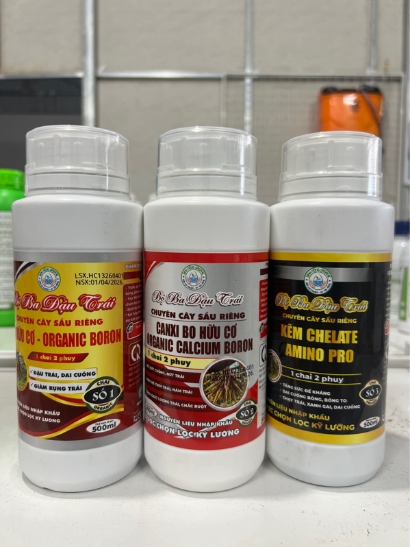 Bộ 3 Đậu trái SR 0-25 ngày - Chai số 1