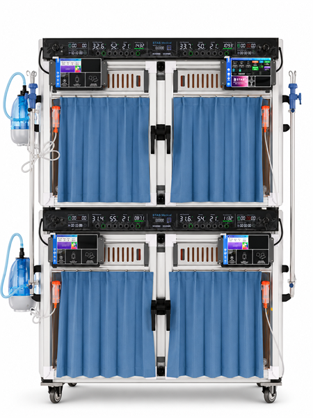 ICU 2 tầng điều khiển tự động hồi sức tích cực cho thú cưng tích hợp điều hòa, máy tính bảng, Hiệu KANISTAR, Model UC-2008D