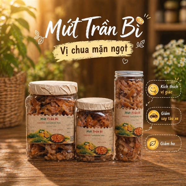 Mứt Trần Bì Vị Cam Thảo