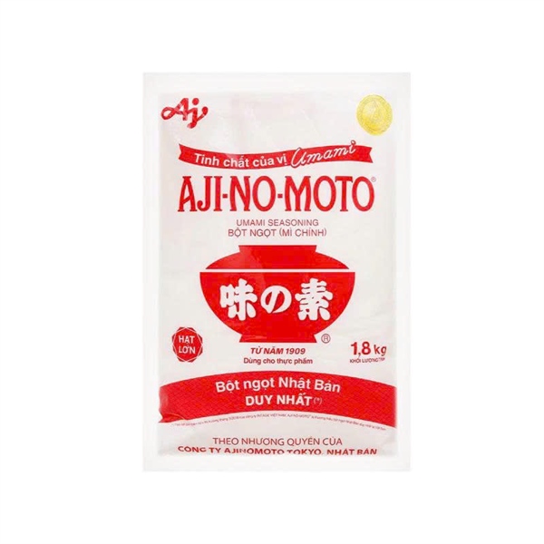 Bột ngọt Ajinomoto 1.8 KG Hạt Lớn