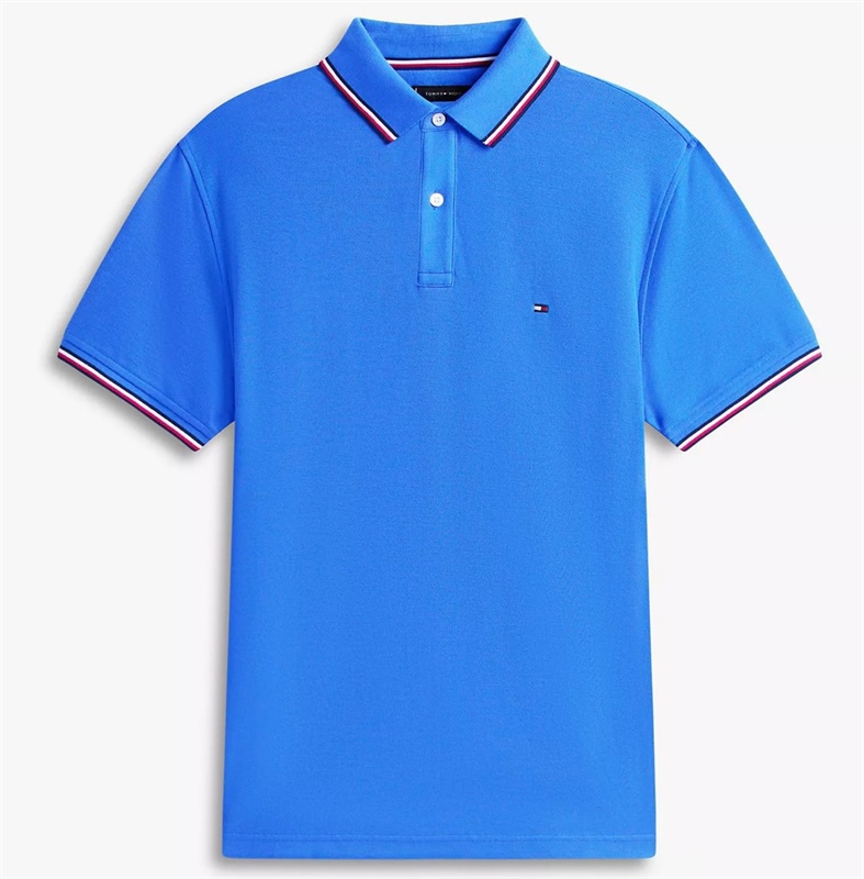 Áo Polo Tommy Hilfiger Regular Fit Wicking In Blue 78J2653 418
