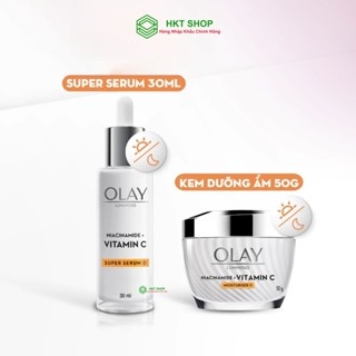 COMBO 2 MÓN Kem Dưỡng & Super Serum OLAY Vitamin C