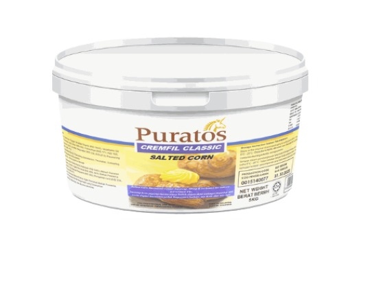 Nhân cremfil bắp mặn xô 5kg