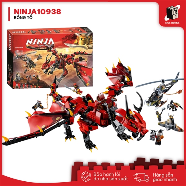 Đồ chơi lắp ráp Ninja go rồng Tổ của Kai 2082