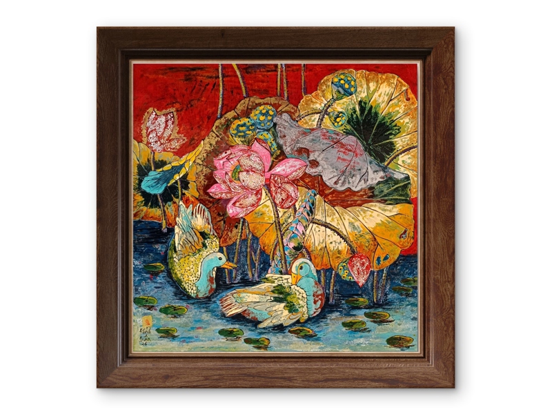 Ao quê - Khánh Quân - 80x80 cm