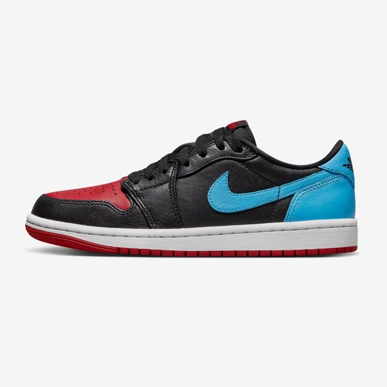 Jordan 1 Retro Low Black Blue Red CZ0775 046