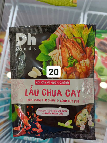 Xốt lẩu chua cay 80G