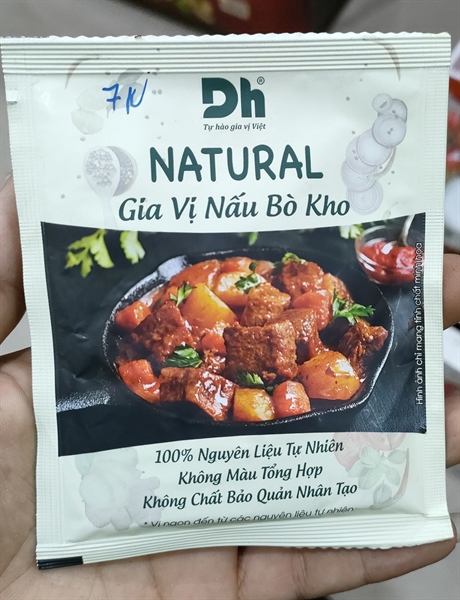 Gia vị nấu bò kho Dh Foods 10g