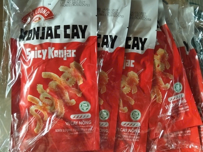 Konjac - Vị Cay Nồng - Màu Đỏ
