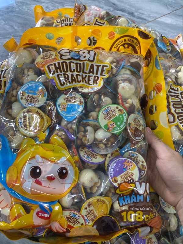 Kẹo Socola Cracker 108 Cốc