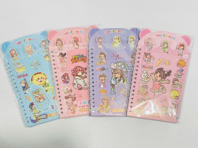 Set 5 sổ sticker 24 trang BÉ GÁI ĐÁNG YÊU, SZ/365