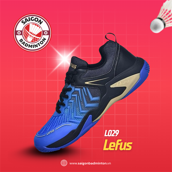 Giày Cầu Lông Lefus L029 - Đen Xanh