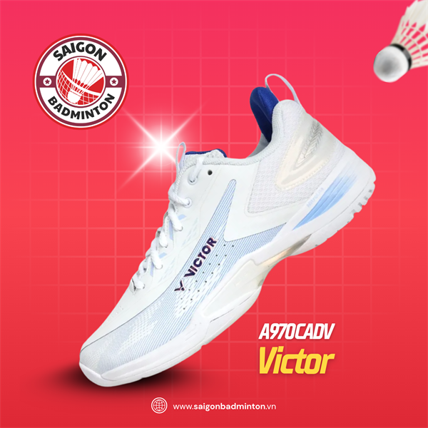 Giày Cầu Lông Victor A970CADV 2025 Chính Hãng - Màu Trắng