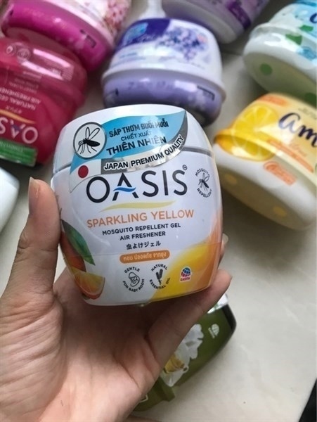 Oasis sáp thơm đuổi muỗi cam 180g