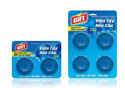 Viên tẩy bồn cầu vỉ 4 viên