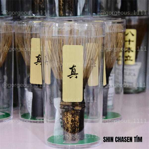 Shin Chasen Tre Tím – Purple Bamboo Whisk