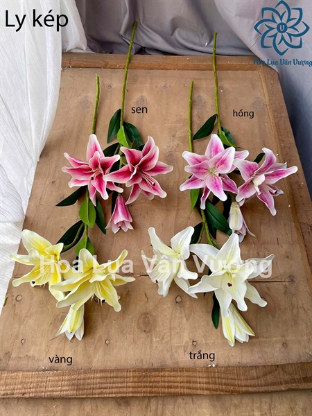 Ly kép - Hoa cành dài - Hoa Lụa Vân Vượng