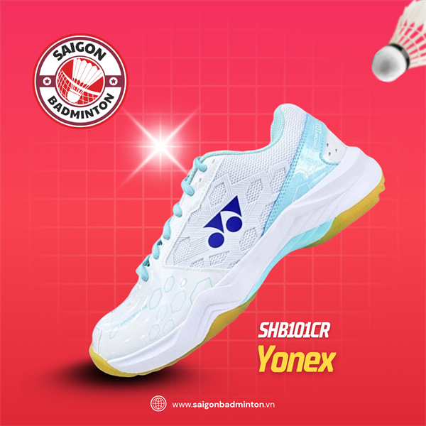 Giày Cầu Lông Yonex SHB101CR Nội Địa Trung - Trắng Mint