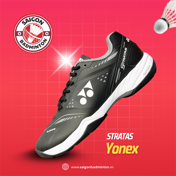 Giày Cầu Lông Yonex Stratas Chính Hãng - Màu Đen