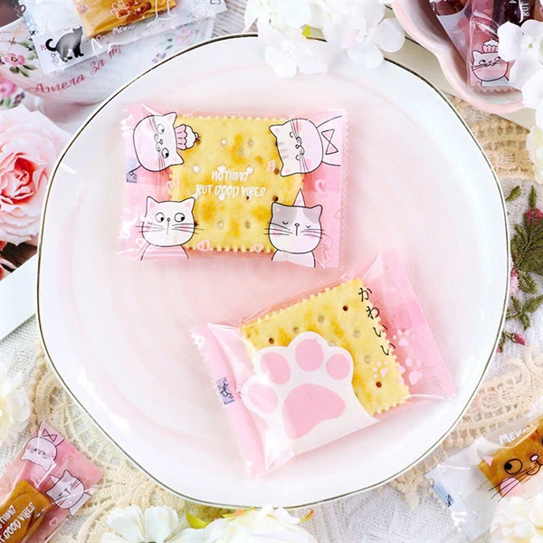 Túi hàn Mèo Hồng Cute 7*10cm