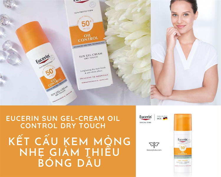 Kem Chống Nắng Eucerin Kiềm Dầu & Ngừa Mụn 50ml