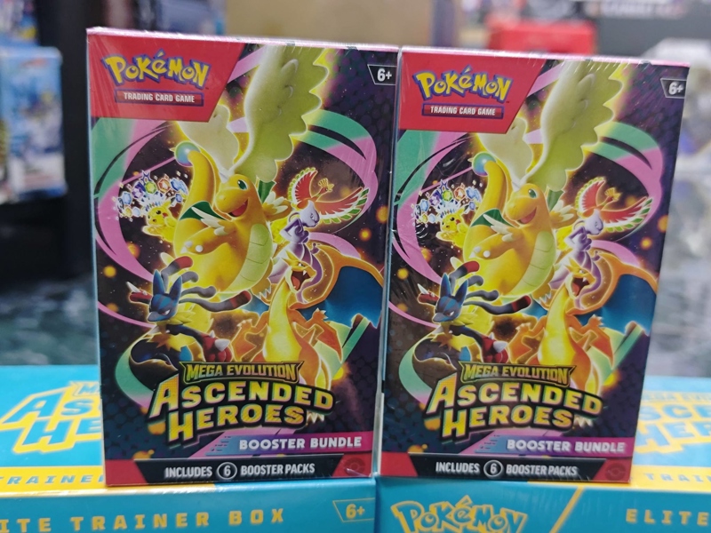 (NEW) TCG MEGA EVOLUTION ASCENDED HEROES BOOSTER BUNDLES