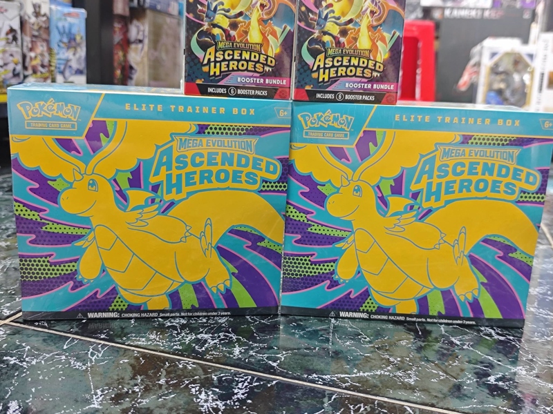 Mua bán (NEW) TCG MEGA EVOLUTION ASCENDED HEROES ELITE TRAINER BOX