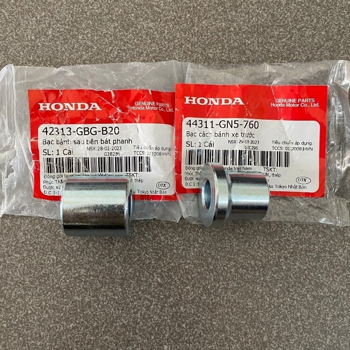 Cặp căn bánh trước và sau W, Dr, WA zin Honda