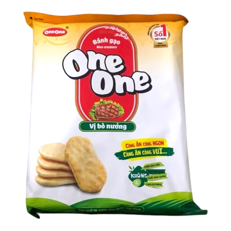 Bánh gạo One One vị bò nướng 200g