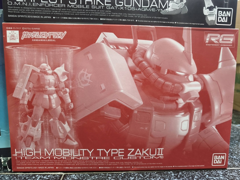 Mua bán RG 1/144 HIGH MOBILITY TYPE ZAKU II TEAM MONSTRE CUSTOM