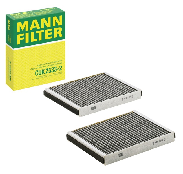 Lọc Gió Điều Hòa Mann Filter CUK2533-2 BMW 5 (F10/F11), 5 GT (F07), 6 (F12/F13/F06), 7 (F01/F02/F03)