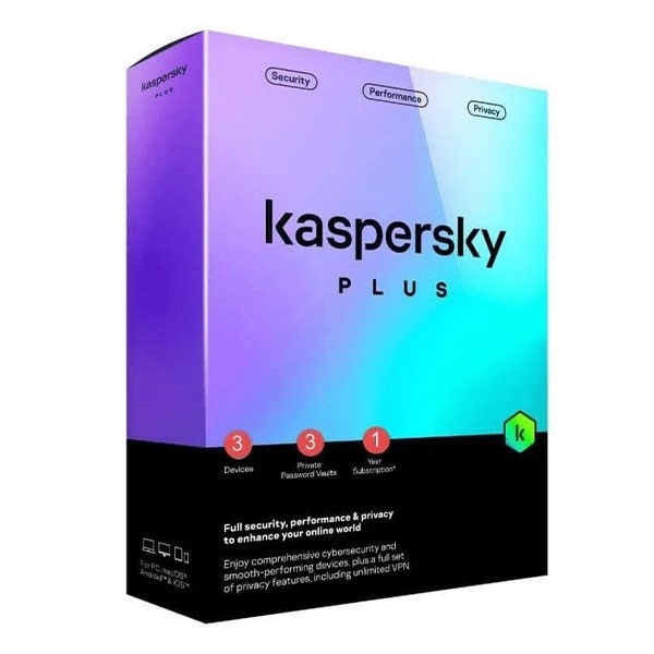 Phần mềm diệt virus Kaspersky Plus (1 PC 1 Năm)